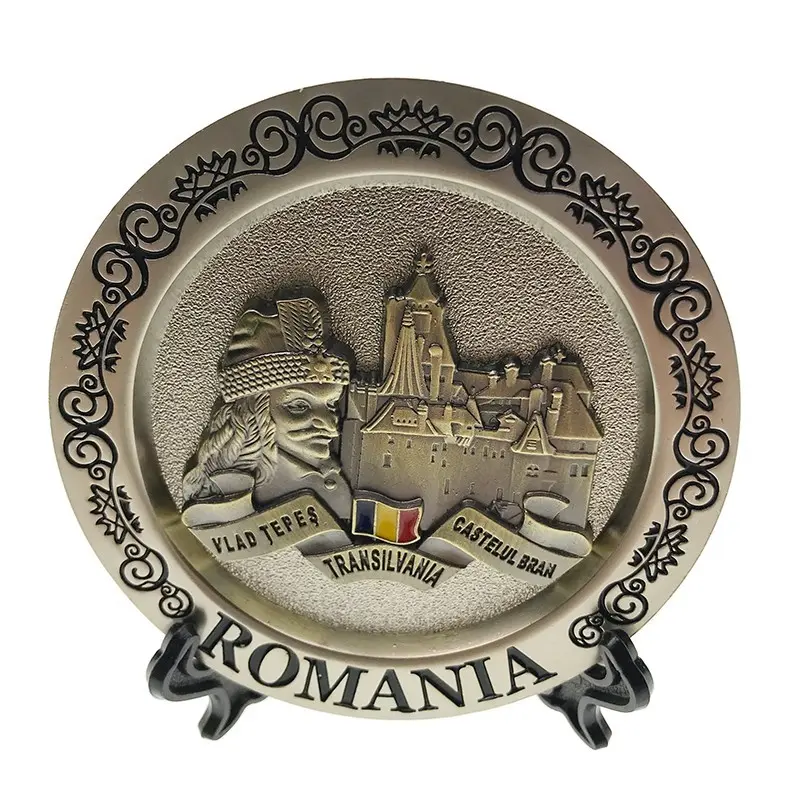 Castelul bran, vlad tepes, ornament metalic cu suport romania
